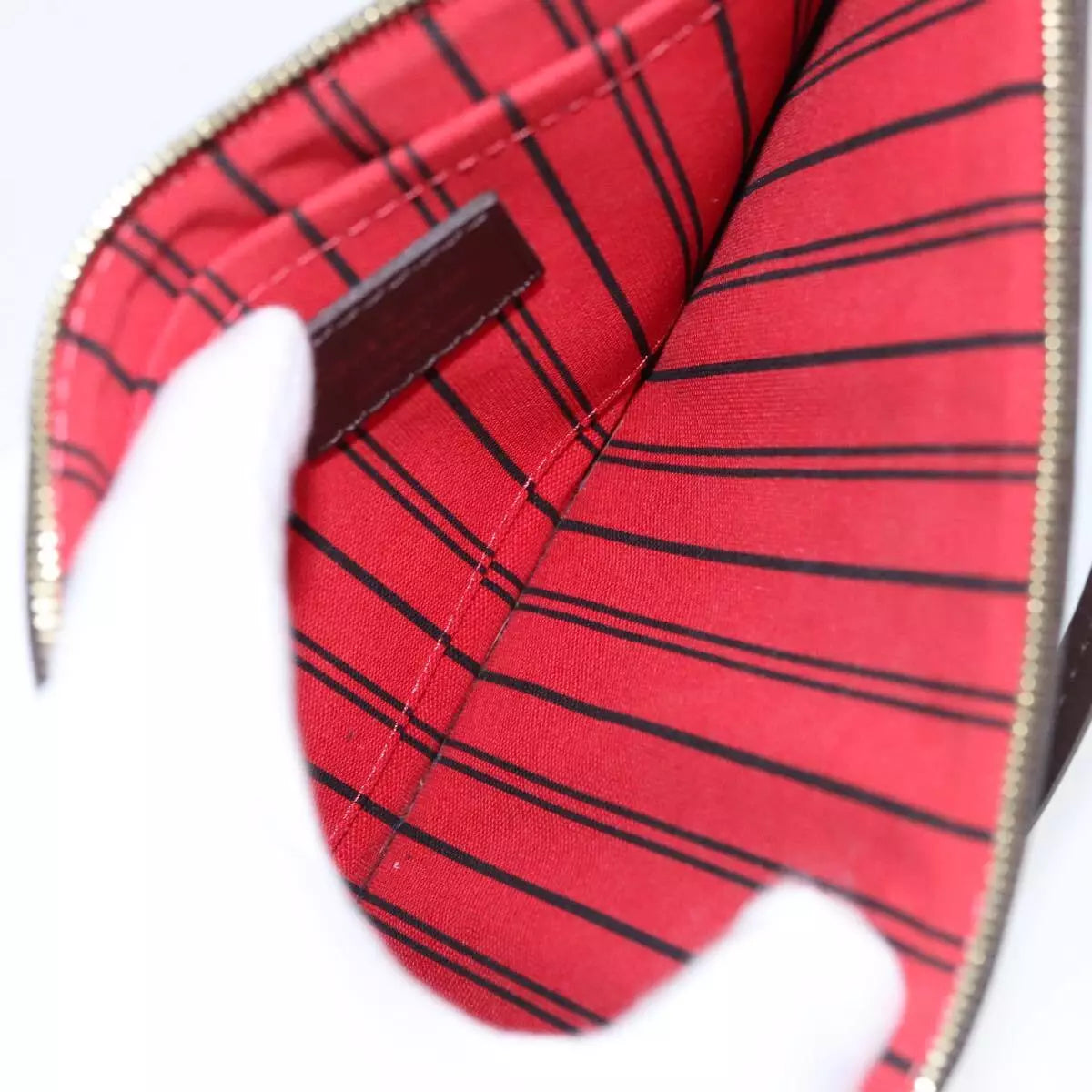 Louis Vuitton  Damier Ebene Neverfull MM GM Pochette AR3165