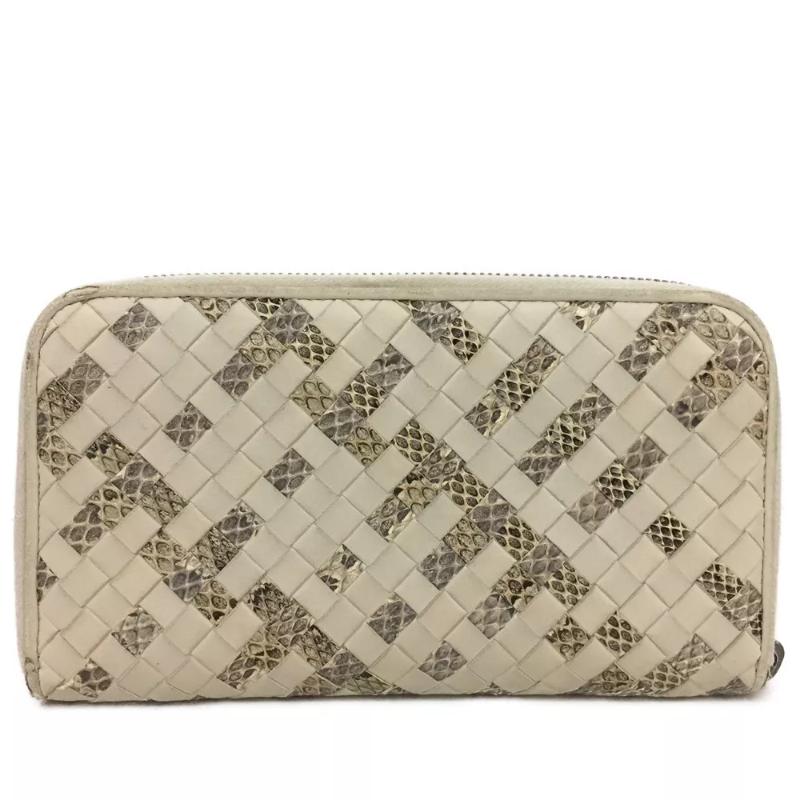 Bottega Veneta  Nappa Intrecciato Ayers Zip Around Wallet