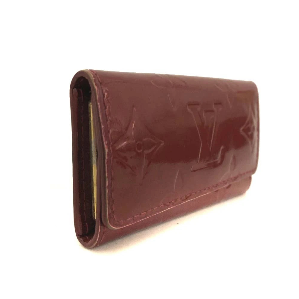$345  Louis Vuitton Monogram Vernis Leather Multicles 4 Ring Key Case CA0057