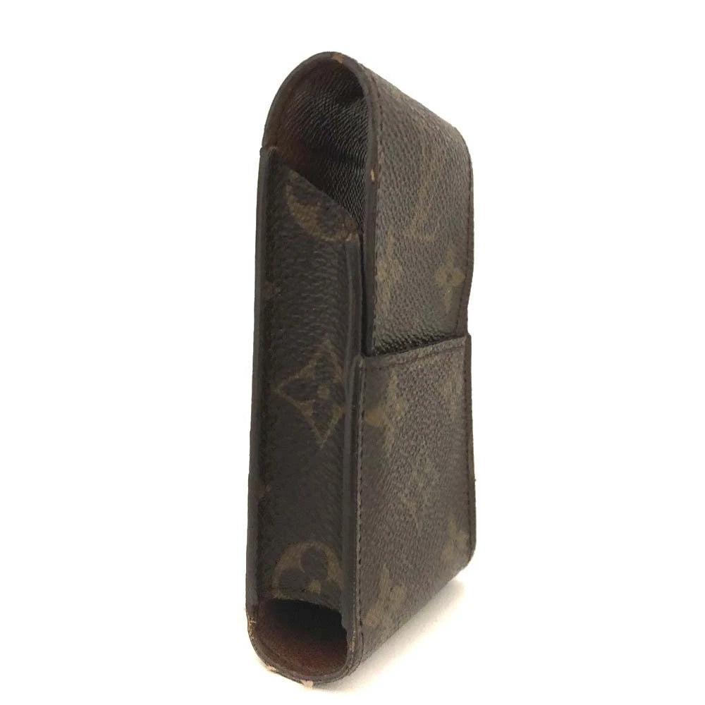 Louis Vuitton Monogram Cigarette Tobacco Case Brown CT0091