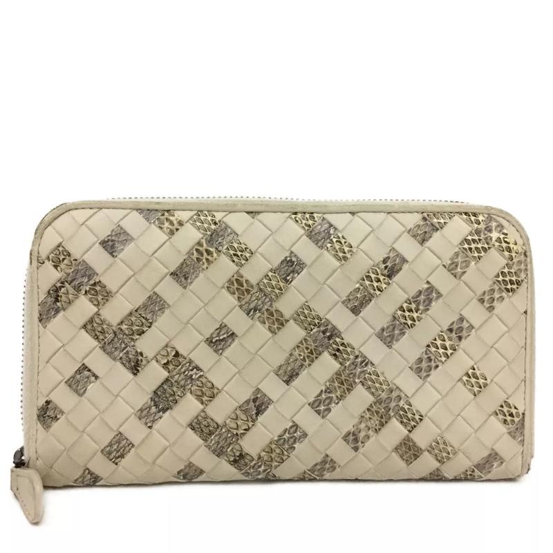 Bottega Veneta  Nappa Intrecciato Ayers Zip Around Wallet