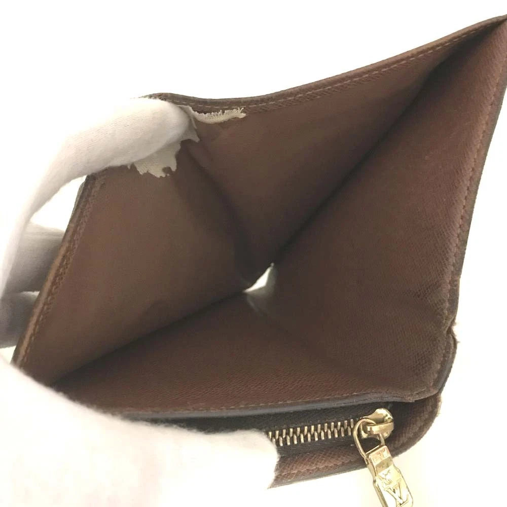 $795 2004 Louis Vuitton Monogram Porte Papier Zippe Wallet SP0044