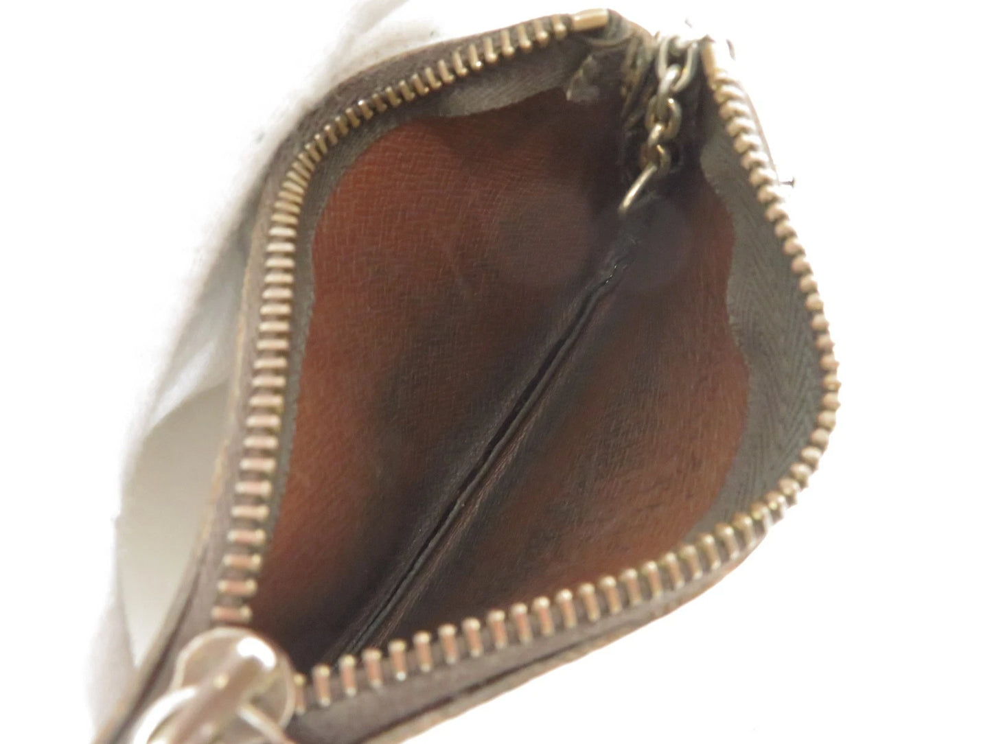 $345 LOUIS VUITTON Monogram Coin Purse Key Pochette Cles 8904ET