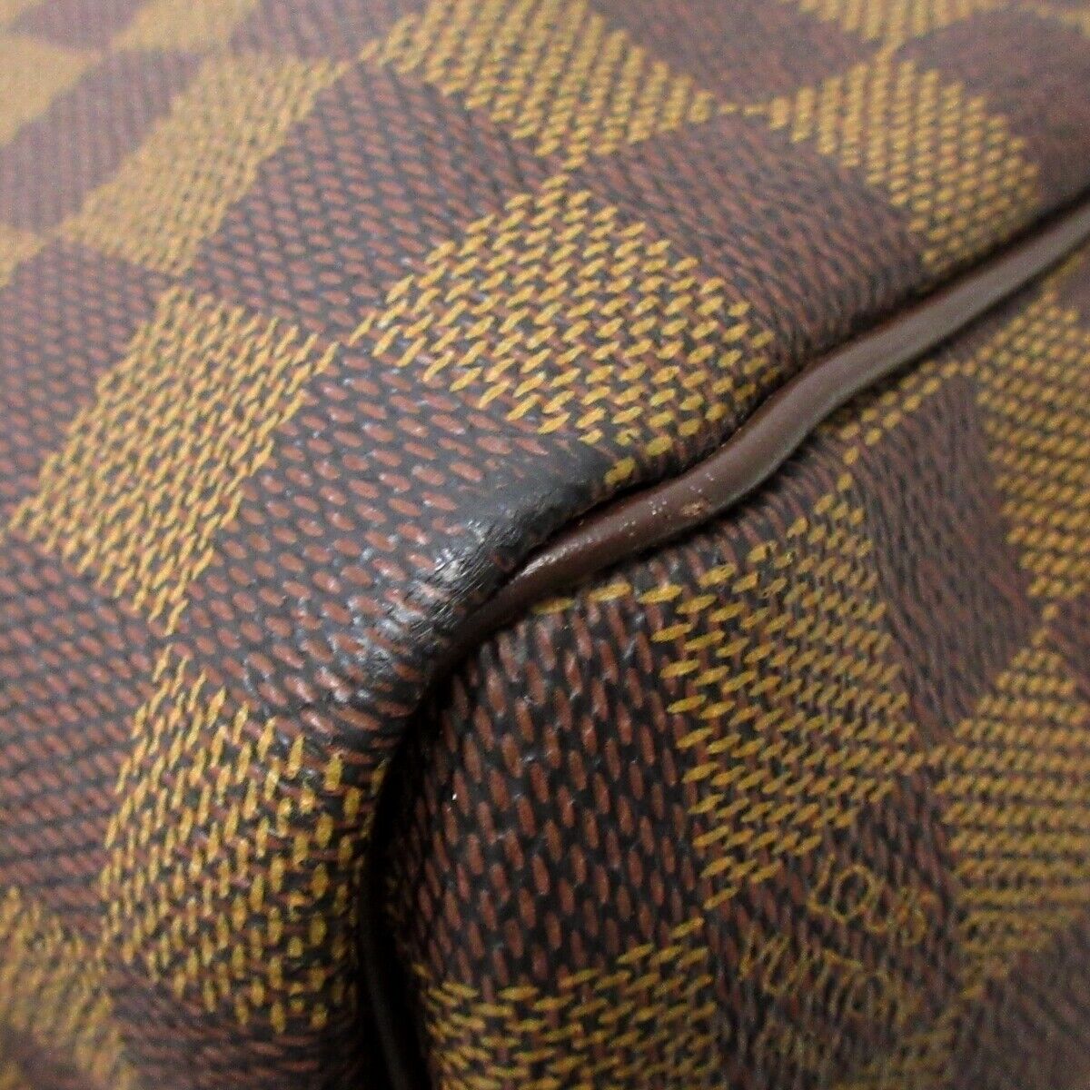 LOUIS VUITTON Damier Ebene Keepall 50 Luggage Travel Duffle