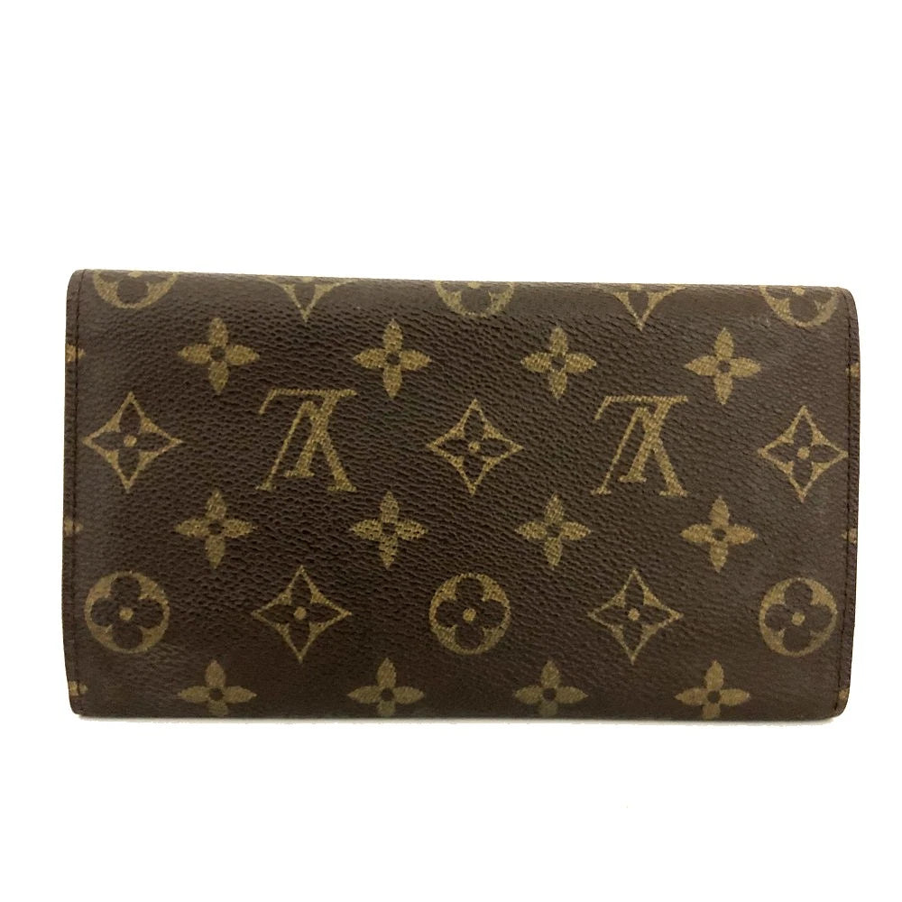 Louis Vuitton Monogram Porte Tresor International Trifold Long Wallet MI1914