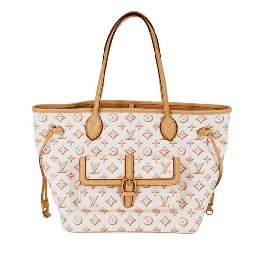 PRE-ORDER Louis Vuitton  Monogram Fall For You Neverfull MM Beige Clair