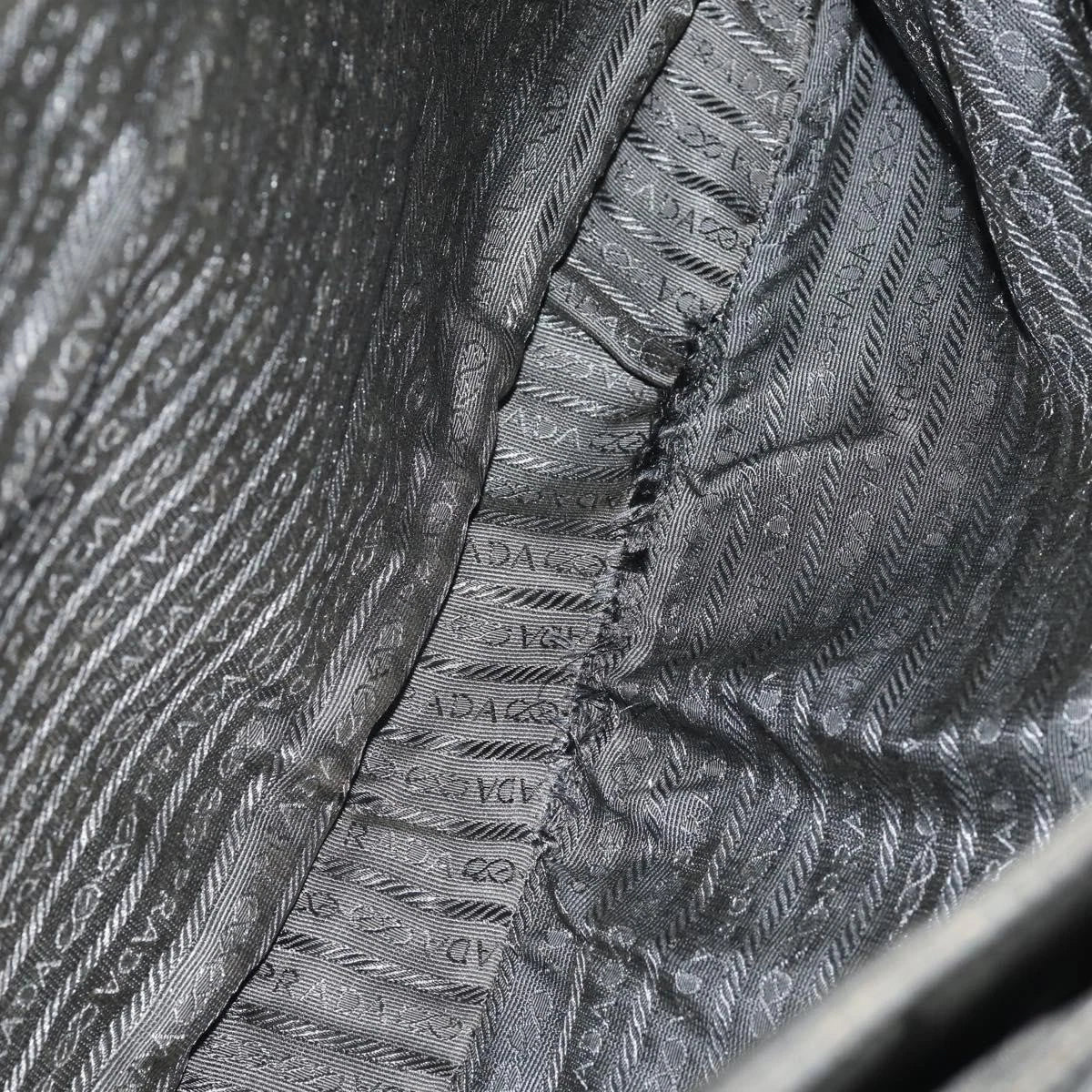 $1600 Vintage Prada Tessuto Nylon Briefcase Black