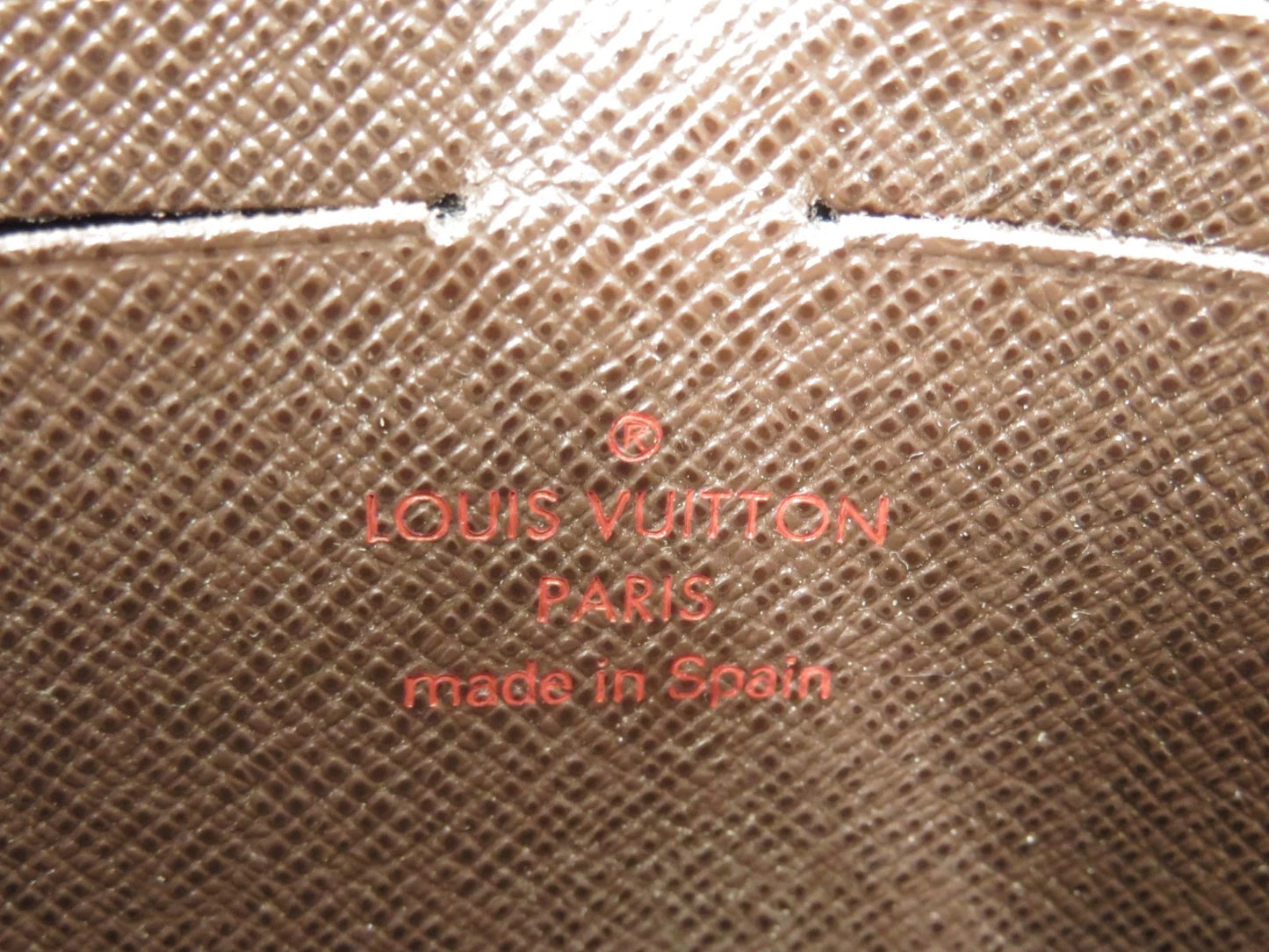 LOUIS VUITTON Damier Ebene Sistina Long Wallet CA2150