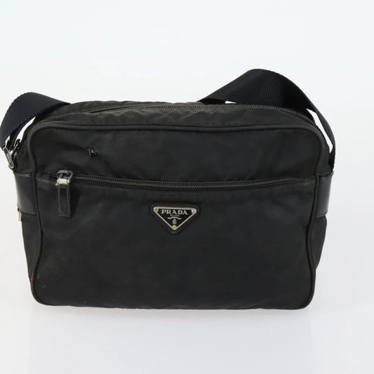$2050 Prada Black Re-Nylon and Saffiano Shoulder Bag GIVEAWAY