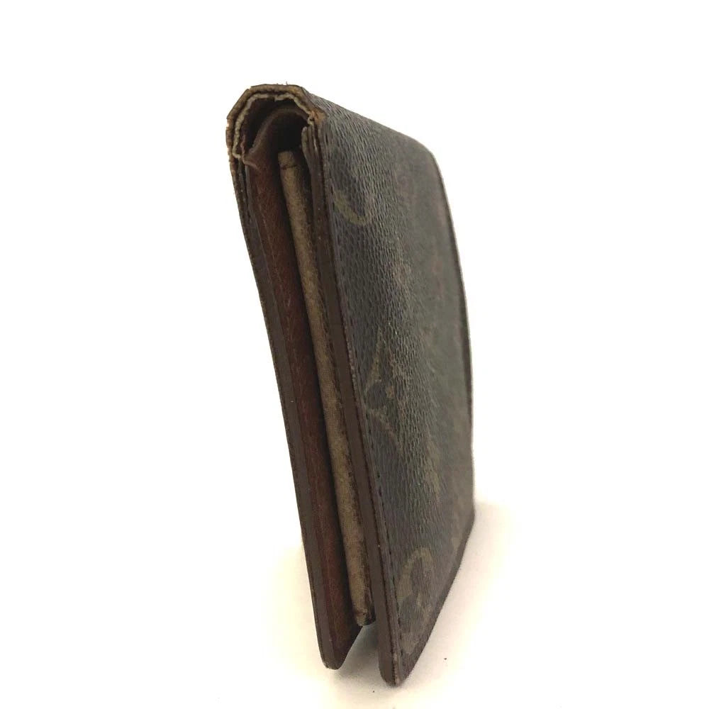 $545 Louis Vuitton Monogram Portefeiulle Marco Bifold Wallet Brown CA0935