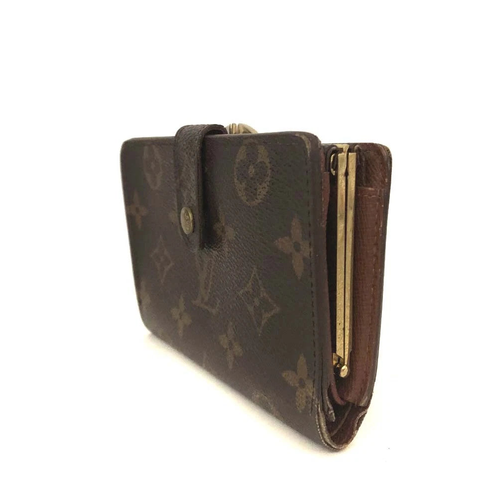 $750 2000 Louis Vuitton Monogram French Kisslock Wallet SD1000