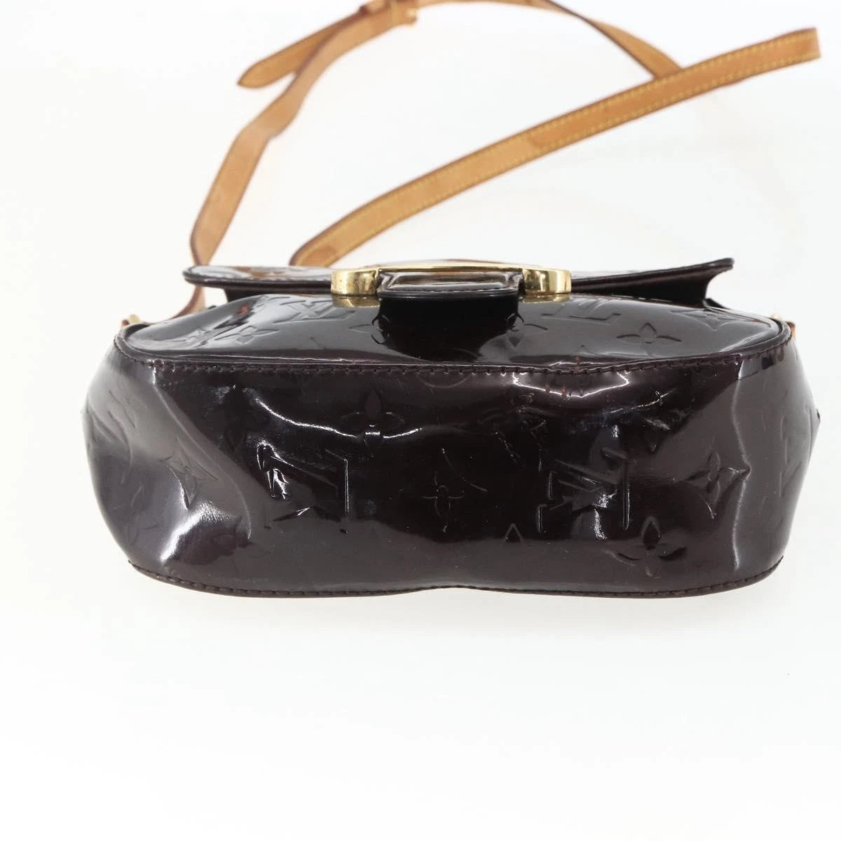 $1640 2011 LOUIS VUITTON Monogram Vernis Bellflower GM Amarante FL4111