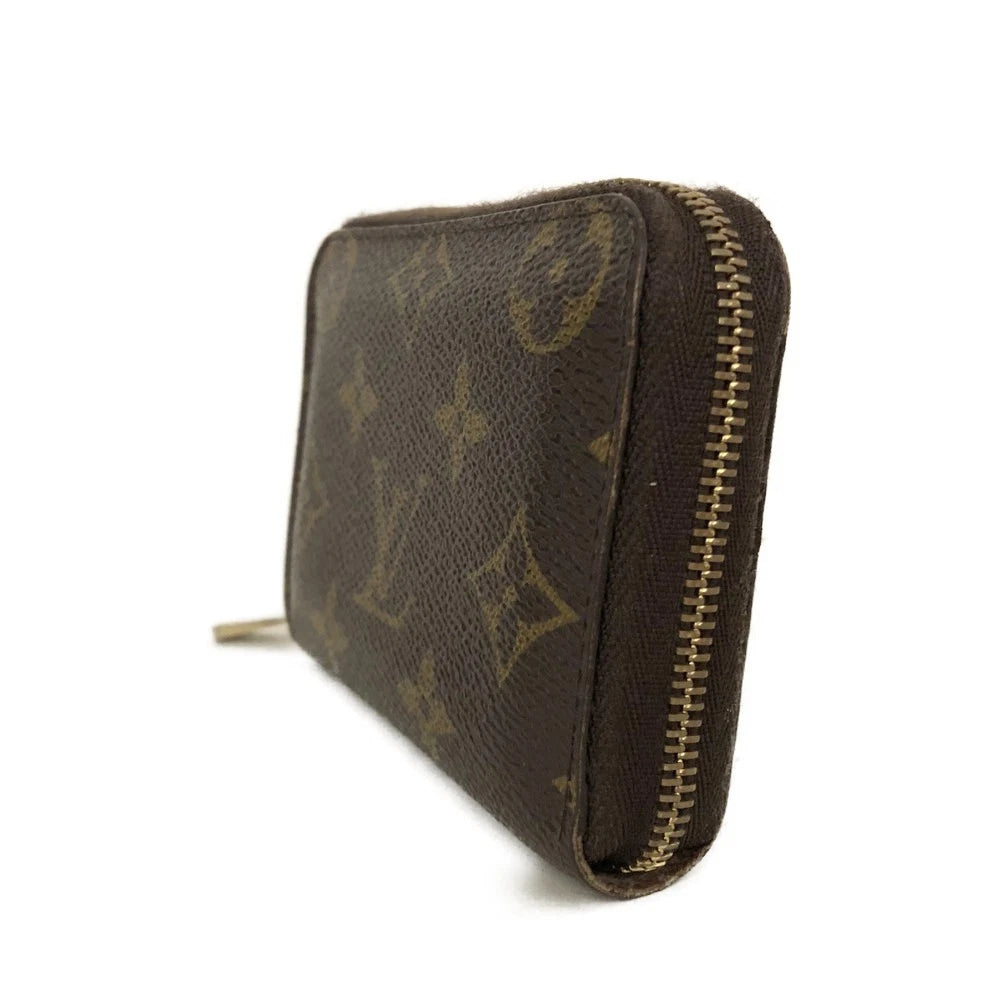 $550 2012 Louis Vuitton Monogram Zippy Coin Purse Wallet TS1152