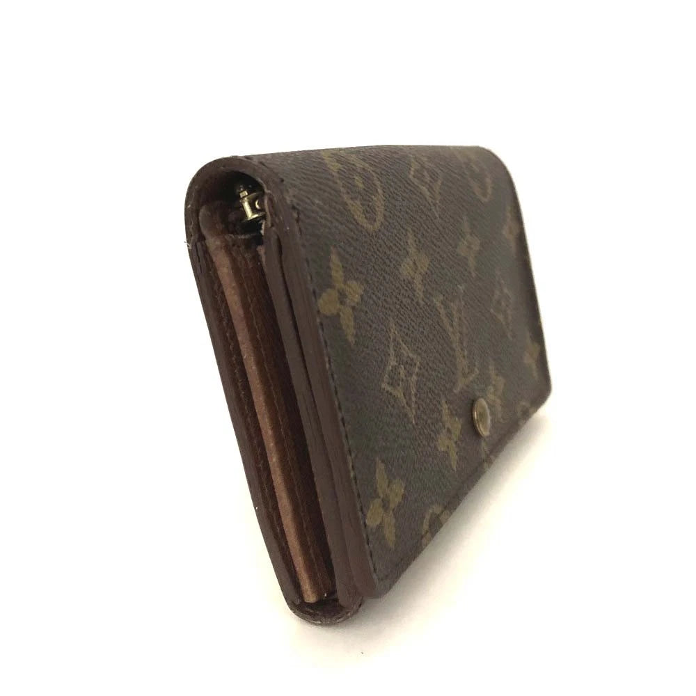 Louis Vuitton Monogram Porte Monnaie Billets Tresor Bifold Wallet RA1925