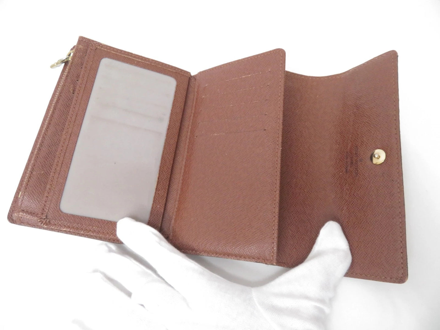 $775 LOUIS VUITTON Monogram Alexandra Trifold Wallet CA1180 2010