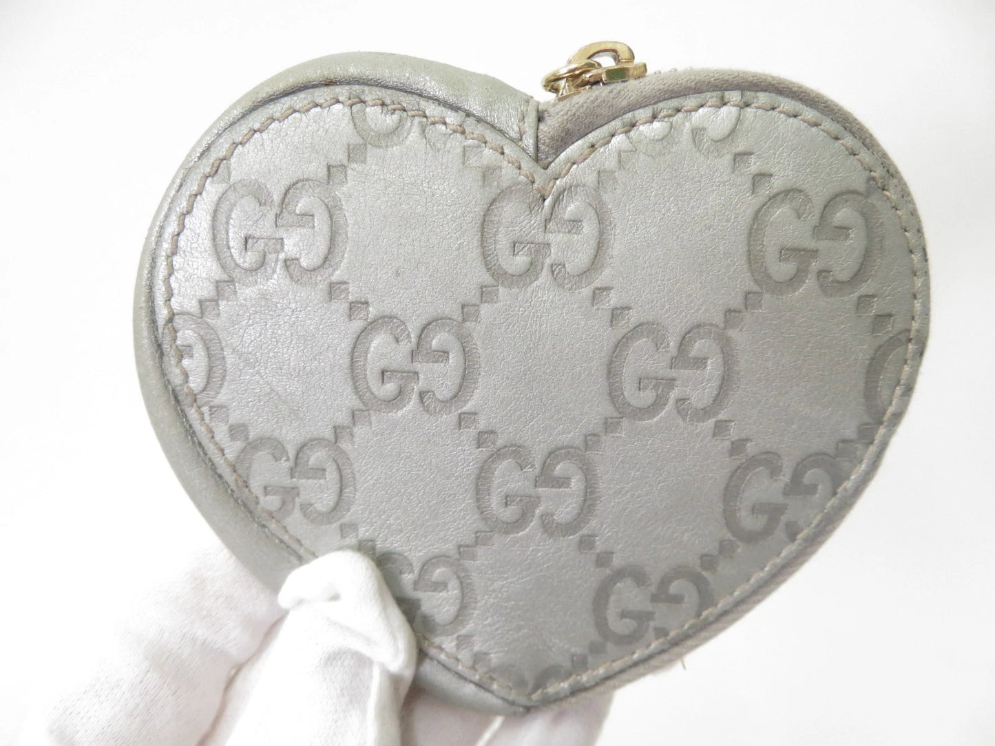 $520 GUCCI Guccissima Leather Coin Purse Compact Wallet