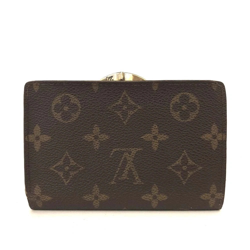 $750 2000 Louis Vuitton Monogram French Kisslock Wallet SD1000