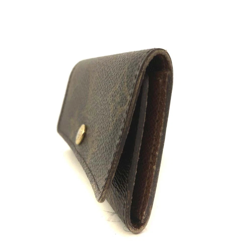 $345 2012 Louis Vuitton Monogram Multicles 4 Ring Key Case Brown RI2102