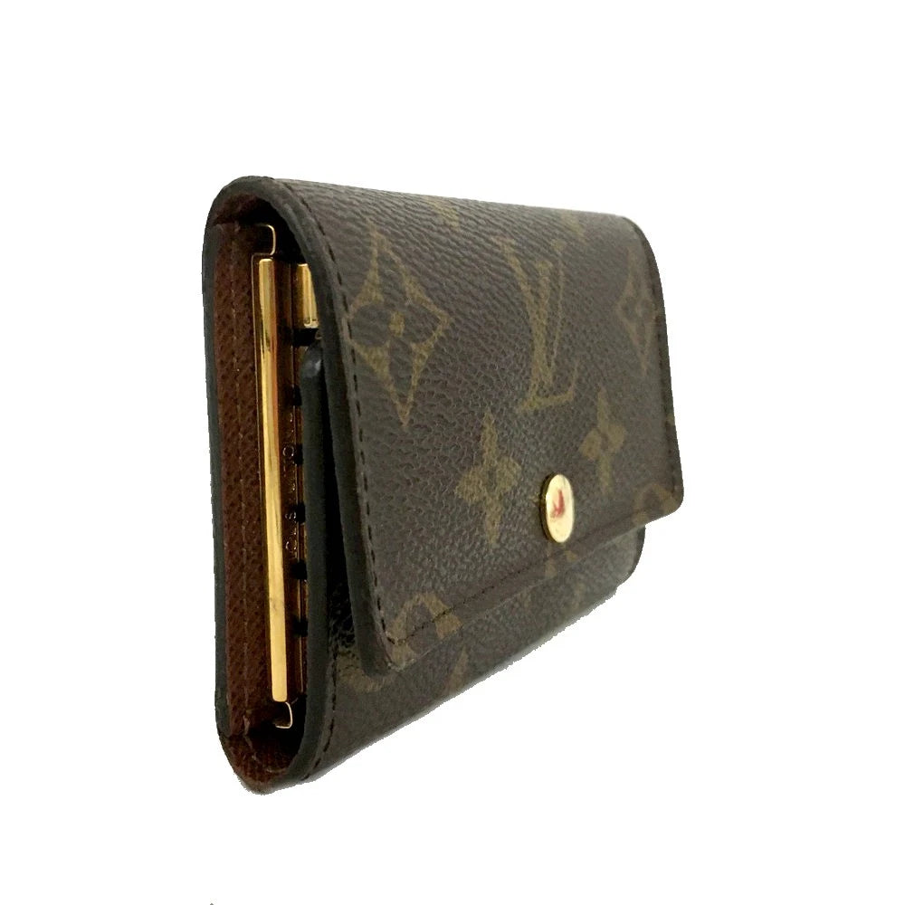 Louis Vuitton Monogram Multicles 6 Ring Key Case Brown RFID