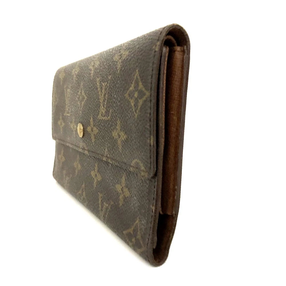 Louis Vuitton Monogram Porte Tresor International Trifold Long Wallet MI1914