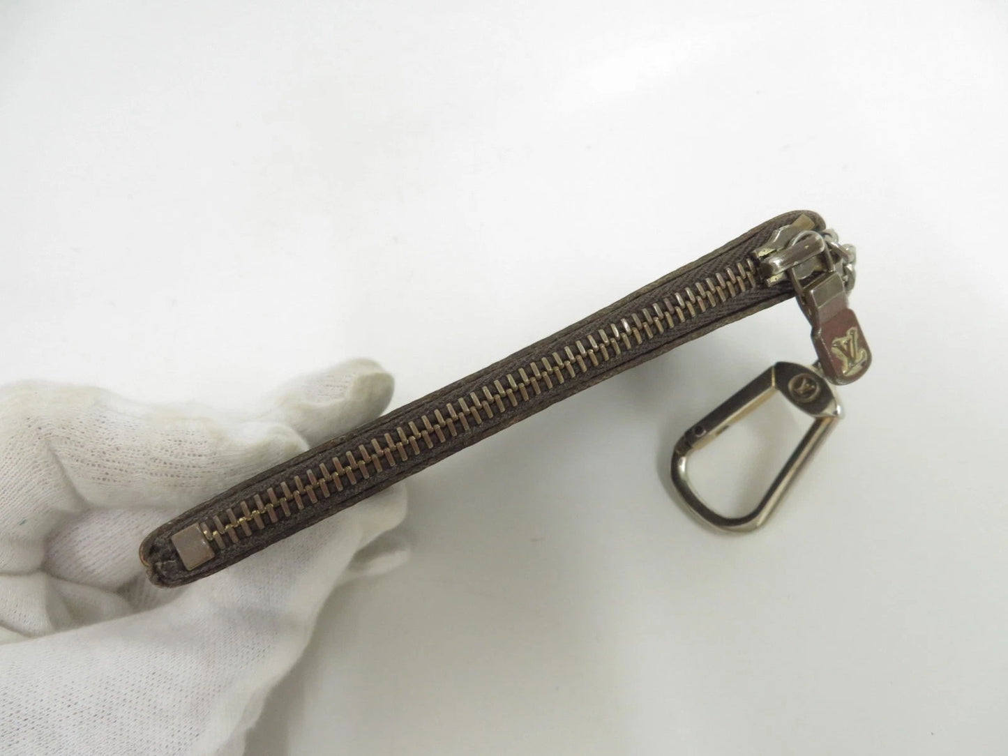 $345 LOUIS VUITTON Monogram Coin Purse Key Pochette Cles 8904ET