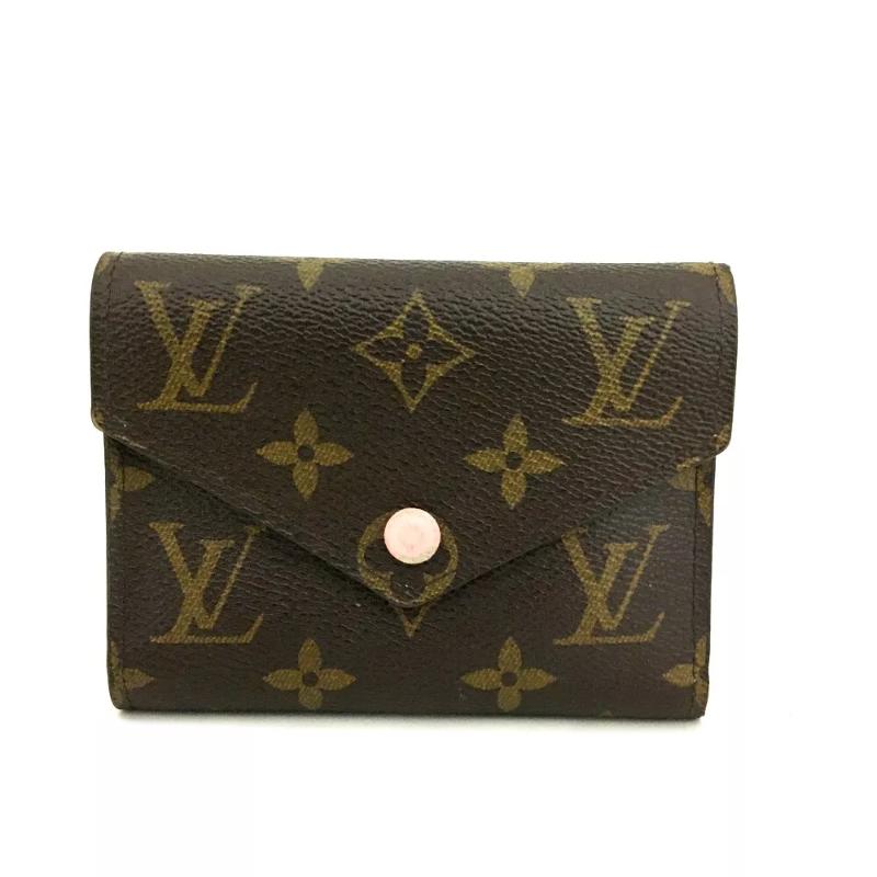 Louis Vuitton  Monogram Victorine Wallet Rose Ballerine SF1129