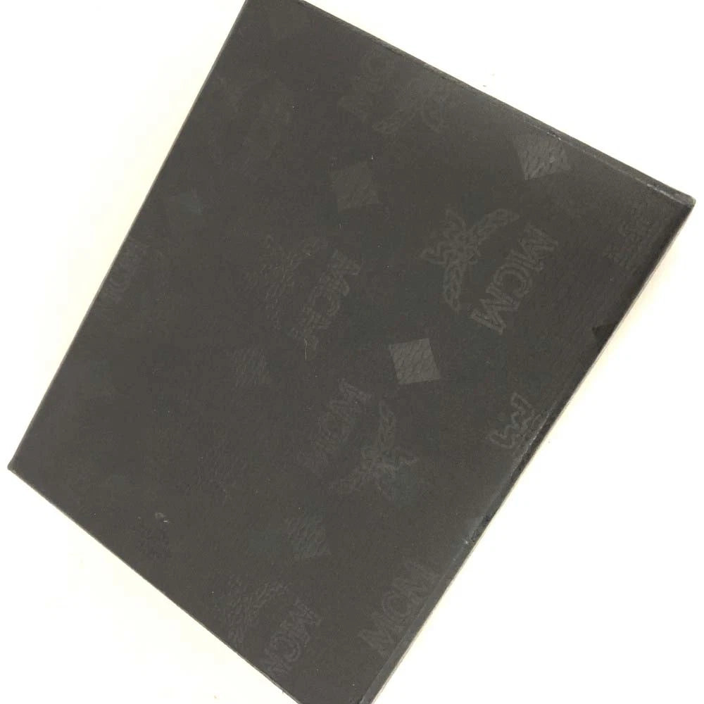 MCM Logo Visetos PVC Leather 6 Ring Key Case Beige