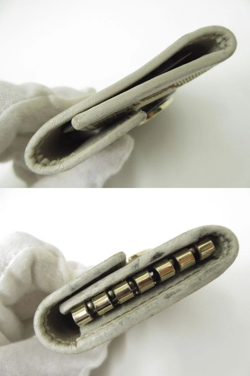 GUCCI GG Sukey GG Canvas Leather 6 Ring Key Case