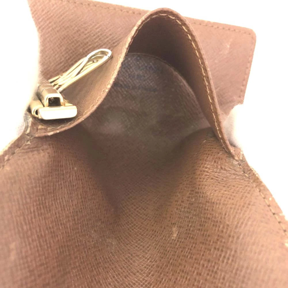 $345 2012 Louis Vuitton Monogram Multicles 4 Ring Key Case Brown RI2102