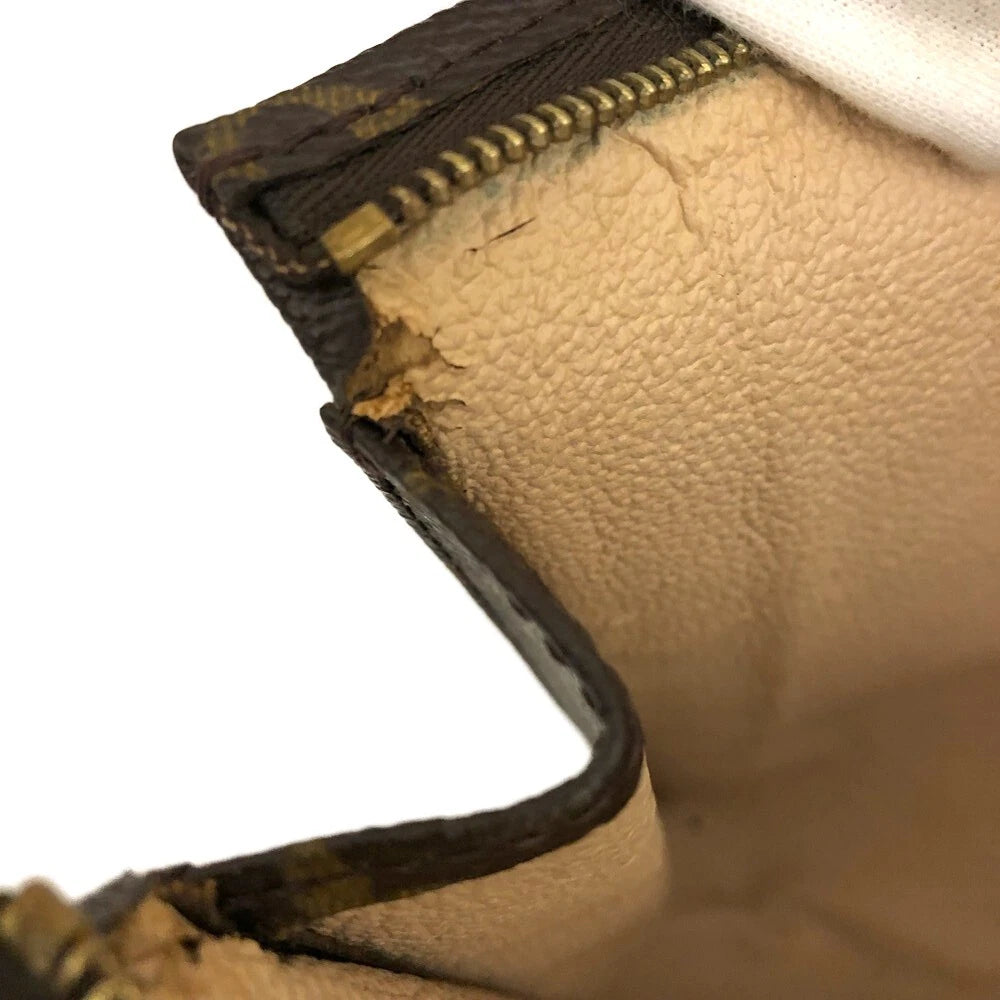 $760 2002 Louis Vuitton Monogram Poche Toiletry 26 Cosmetics Pouch Purse Brown SL0062