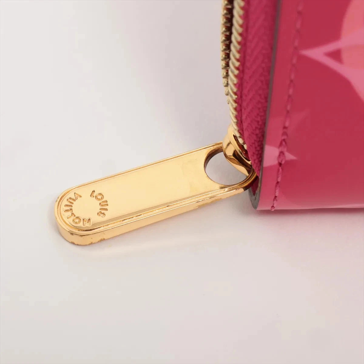 Louis Vuitton Vernis Zippy Coin Purse M90589 Pink Coin Purse RFID
