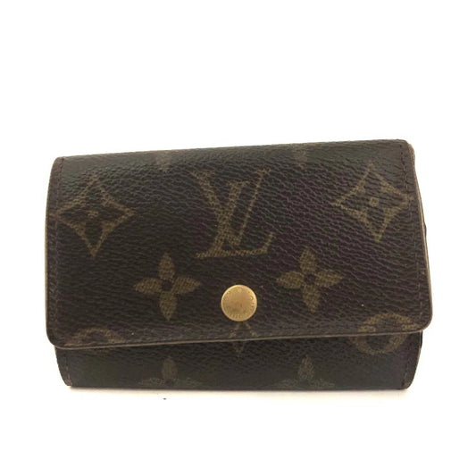 $345 Louis Vuitton Monogram Multicles 6 Ring Key Case Brown CT0064
