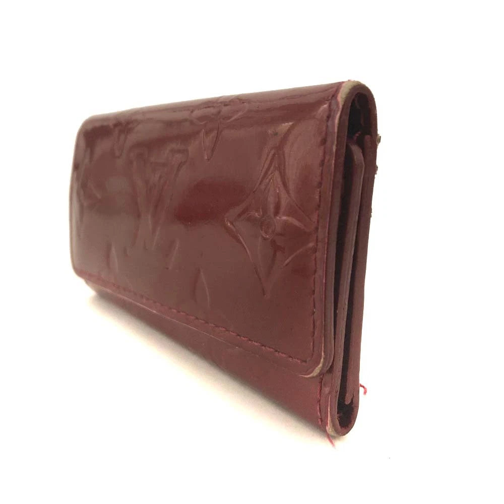 $345  Louis Vuitton Monogram Vernis Leather Multicles 4 Ring Key Case CA0057