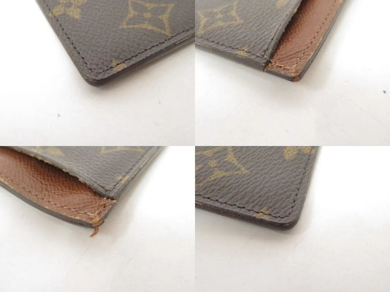 $285 2004 LOUIS VUITTON Monogram Porte Cartes Simple Pass Card Case SP0034