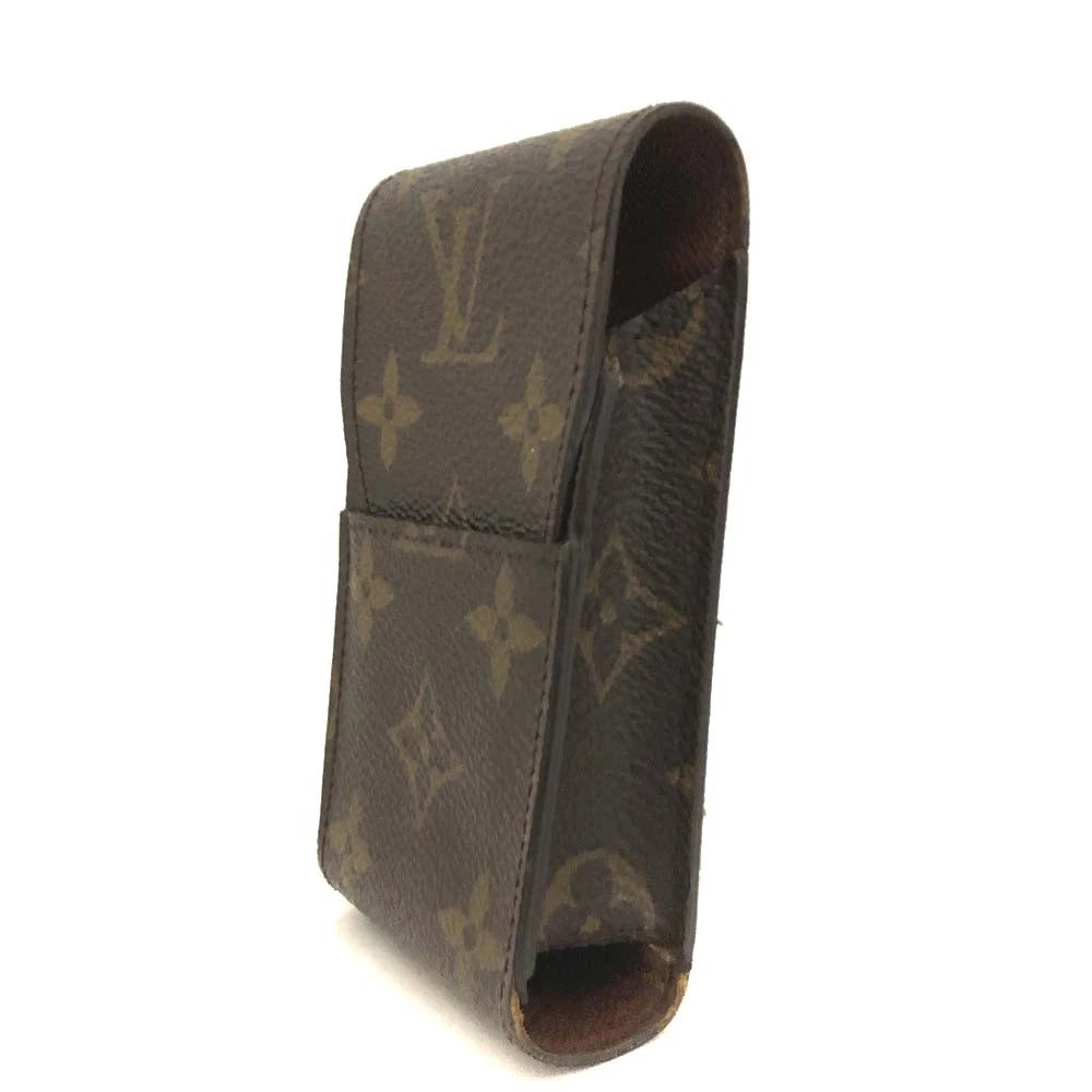 Louis Vuitton Monogram Cigarette Tobacco Case Brown CT0091