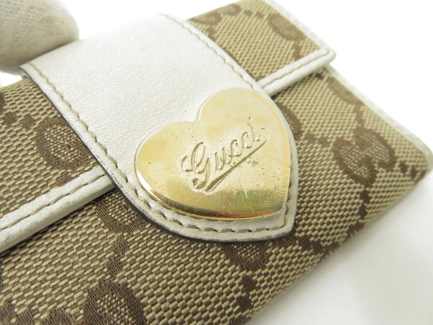 GUCCI GG Sukey GG Canvas Leather 6 Ring Key Case