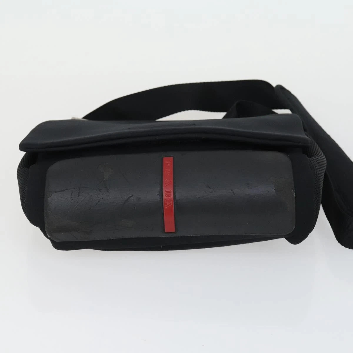$950 Prada Nylon Sport Messenger Shoulder Bag Black