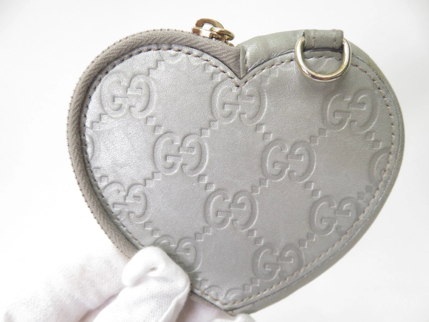 $520 GUCCI Guccissima Leather Coin Purse Compact Wallet