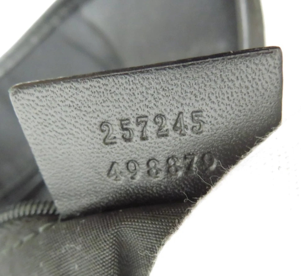 $1190 Gucci Supreme Web Tote with Vintage Gucci Logo - Oatmeal and Neon