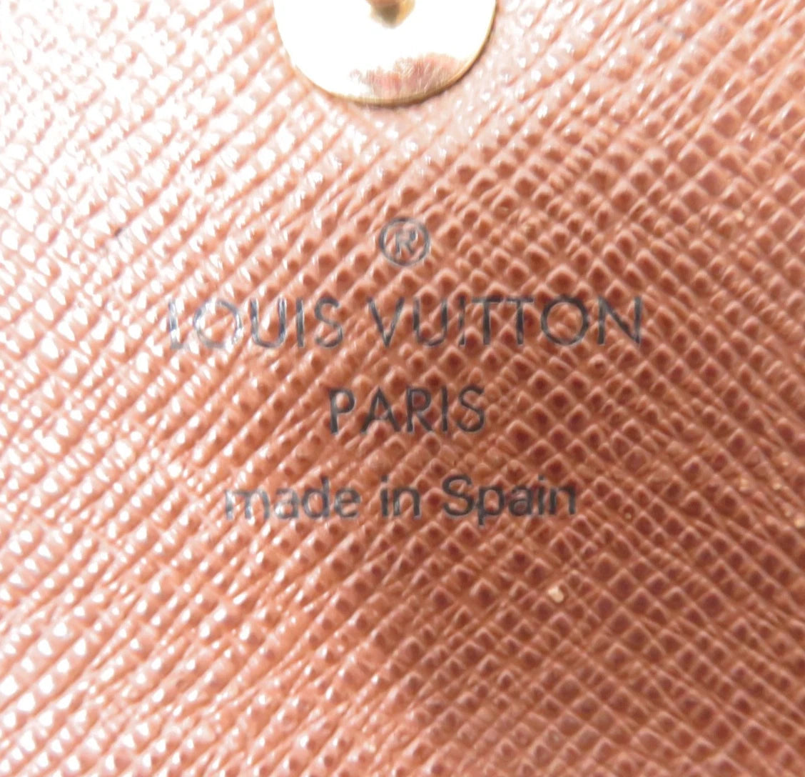 $775 LOUIS VUITTON Monogram Alexandra Trifold Wallet CA1180 2010