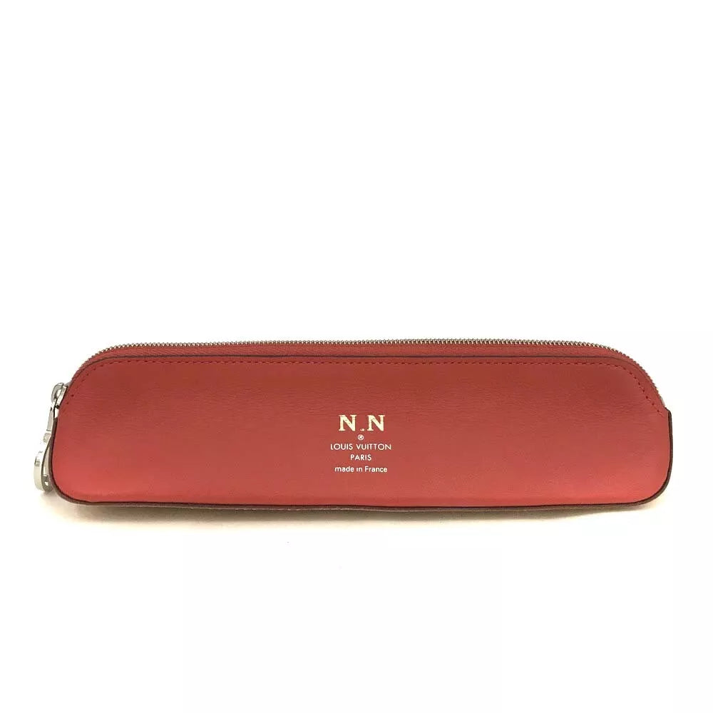 Louis Vuitton  Monogram Elizabeth Pencil Pouch Red