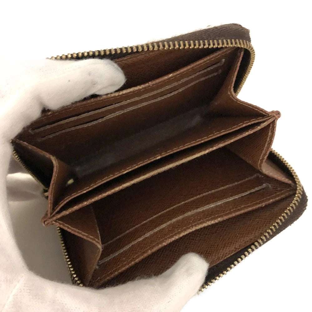 $550 2012 Louis Vuitton Monogram Zippy Coin Purse Wallet TS1152