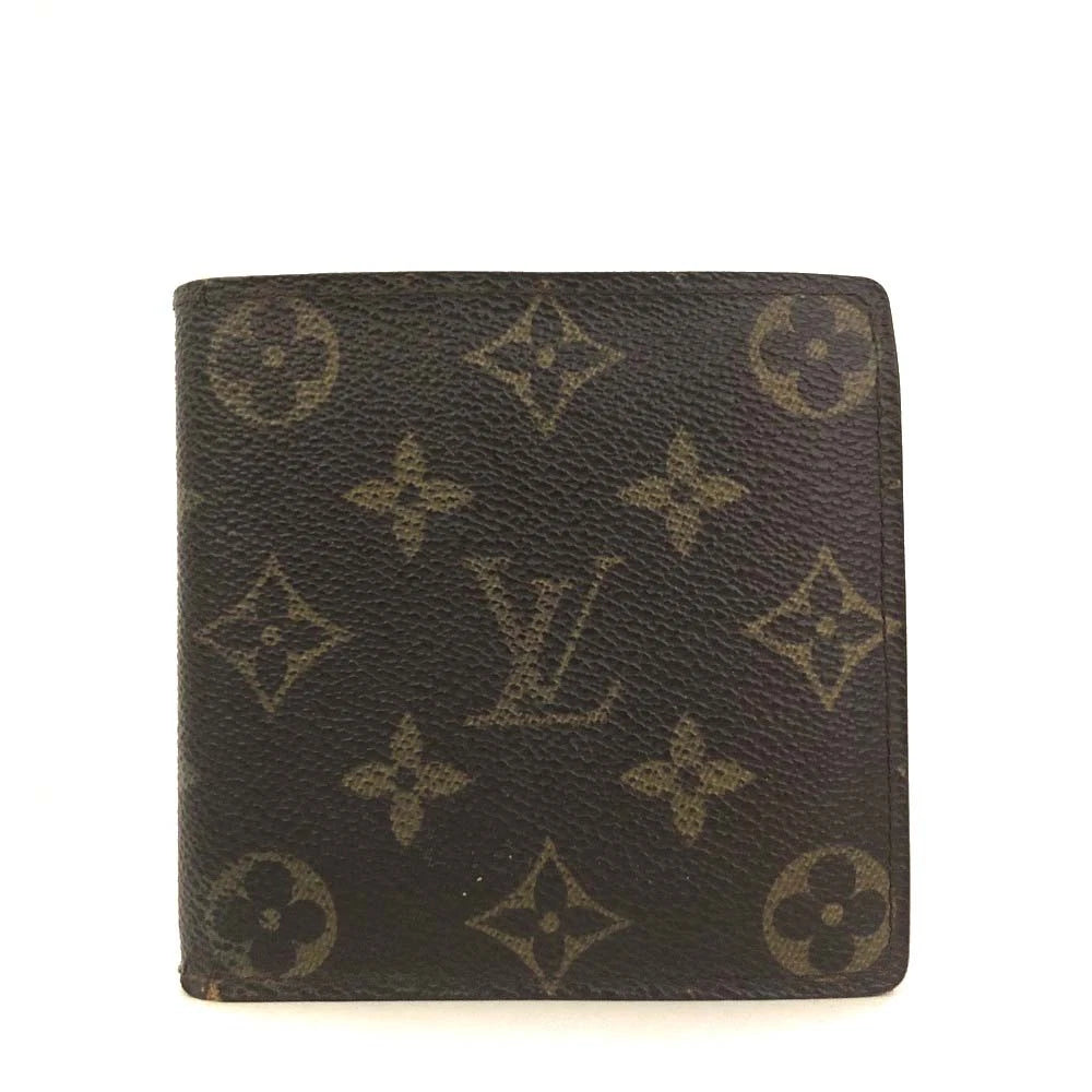 $545 Louis Vuitton Monogram Portefeiulle Marco Bifold Wallet Brown CA0935