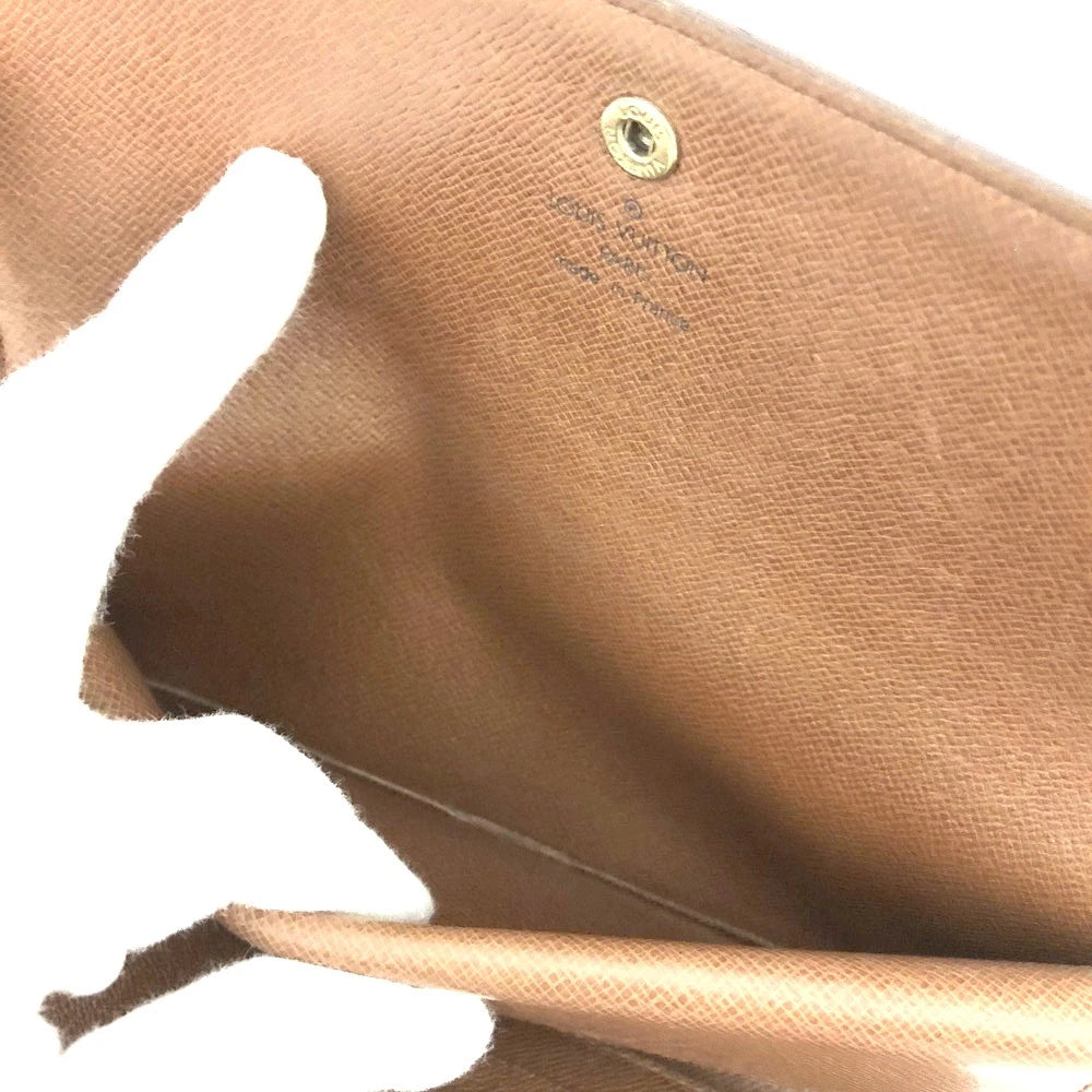 Louis Vuitton Monogram Porte Tresor International Trifold Long Wallet MI1914
