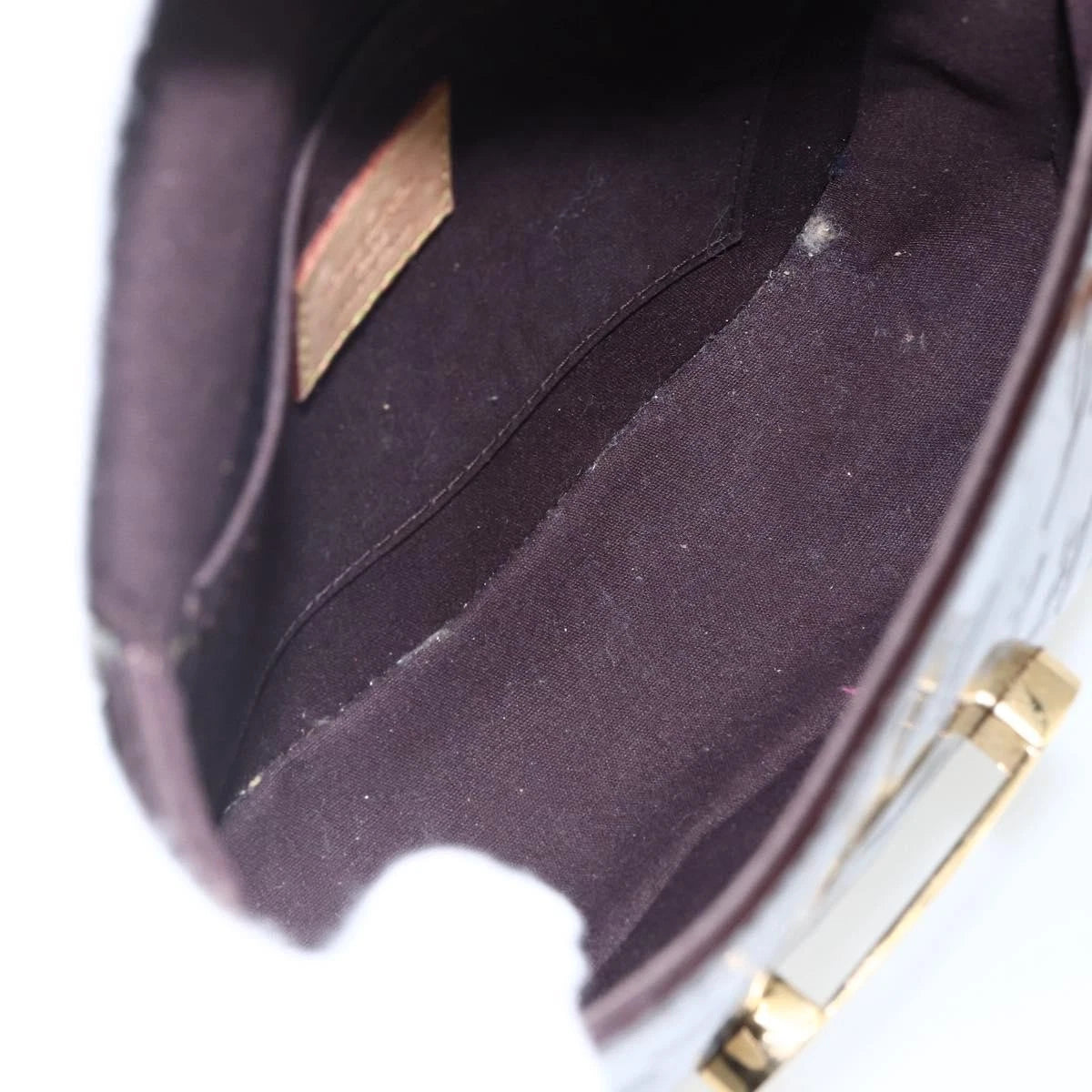 $1640 2011 LOUIS VUITTON Monogram Vernis Bellflower GM Amarante FL4111