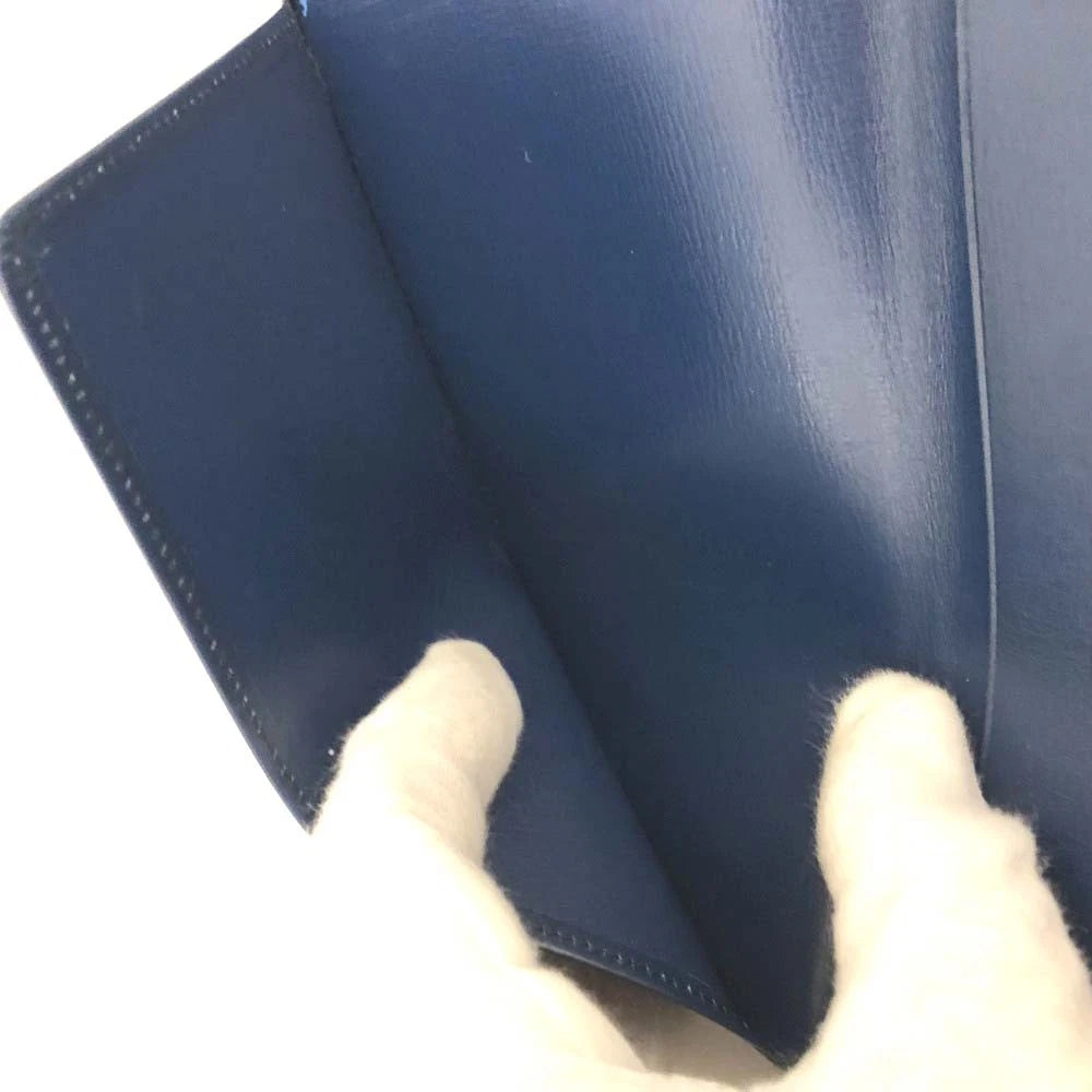 Louis Vuitton Epi Agenda Poche Leather Pocket Notebook Cover Blue