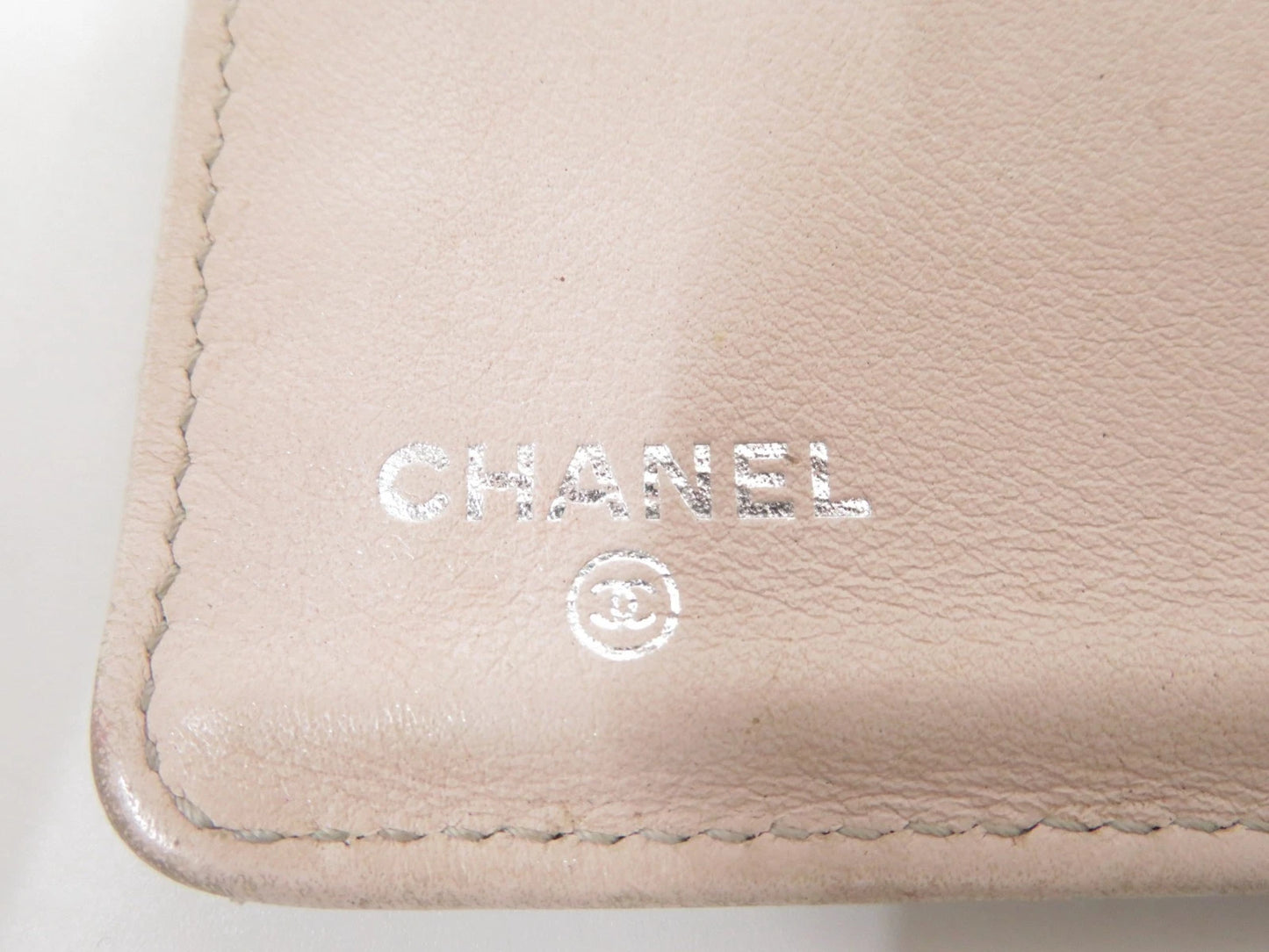 CHANEL CC Matelasse Leather Bifold Long Wallet