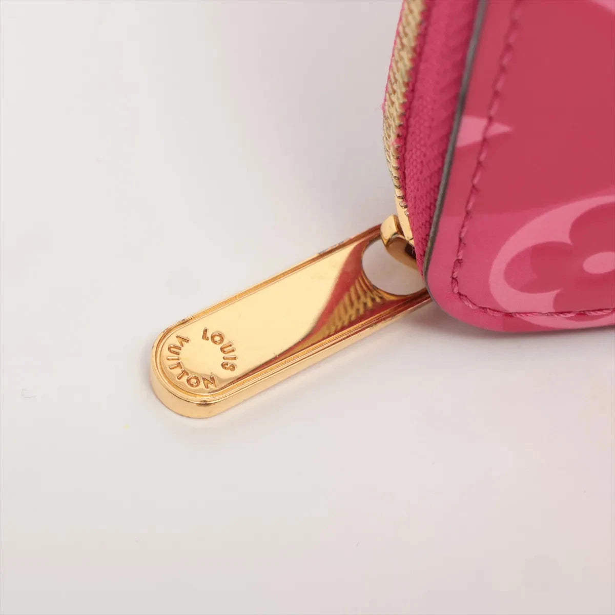 Louis Vuitton Vernis Zippy Coin Purse M90589 Pink Coin Purse RFID