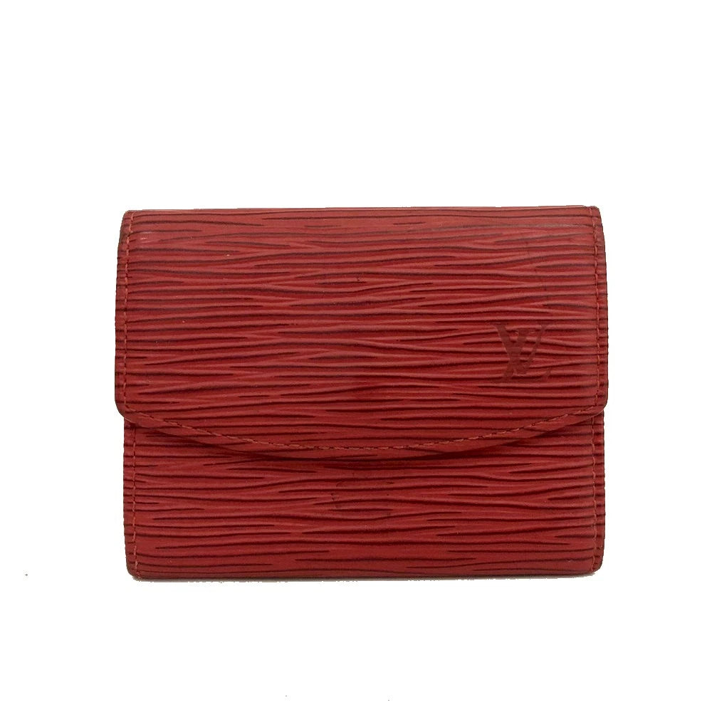 Louis Vuitton Epi Porte Mannaie Simple Leather Coin Purse Wallet CA0020