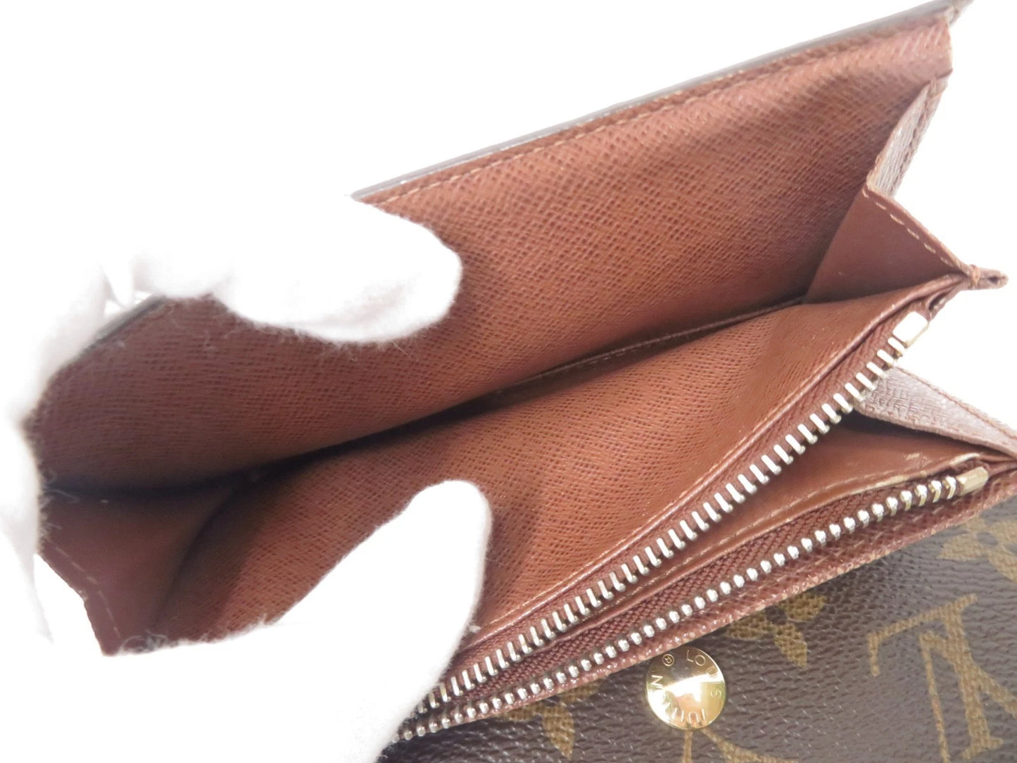 $775 LOUIS VUITTON Monogram Alexandra Trifold Wallet CA1180 2010